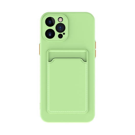 Funda de Silicona Líquida de Color Puro para Teléfono - Image 5