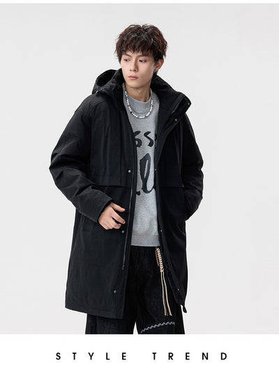Abrigo Hombre Suelto Impermeable Moderno y Cálido - Image 14