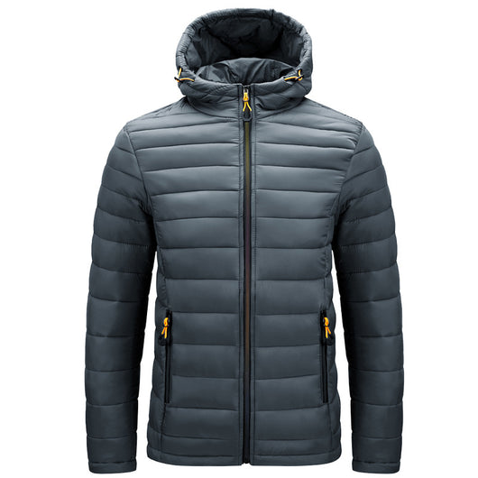 Abrigo Ligero con Capucha para Hombre - Image 14