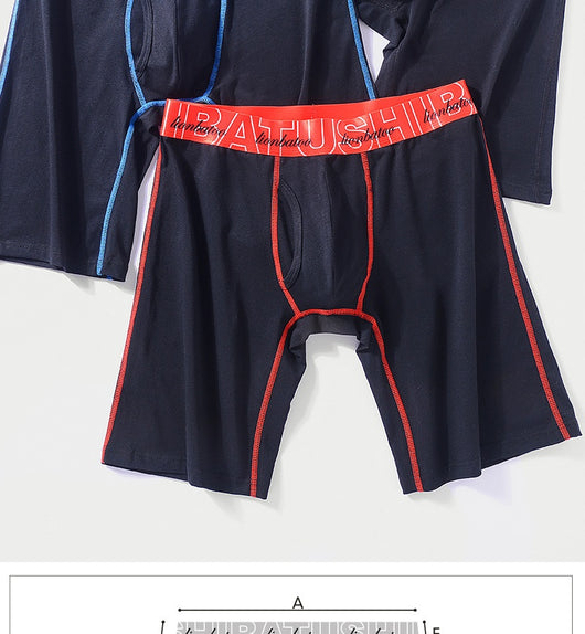 Bóxers Largos de Algodón para Hombre con Protección Anti-fricción - Image 17