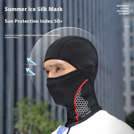 Casco Integral para Moto con Protección Solar y Seda de Hielo