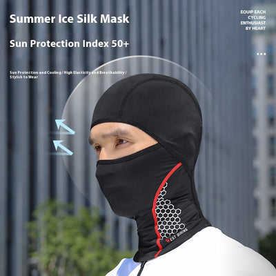 Casco Integral para Moto con Protección Solar y Seda de Hielo