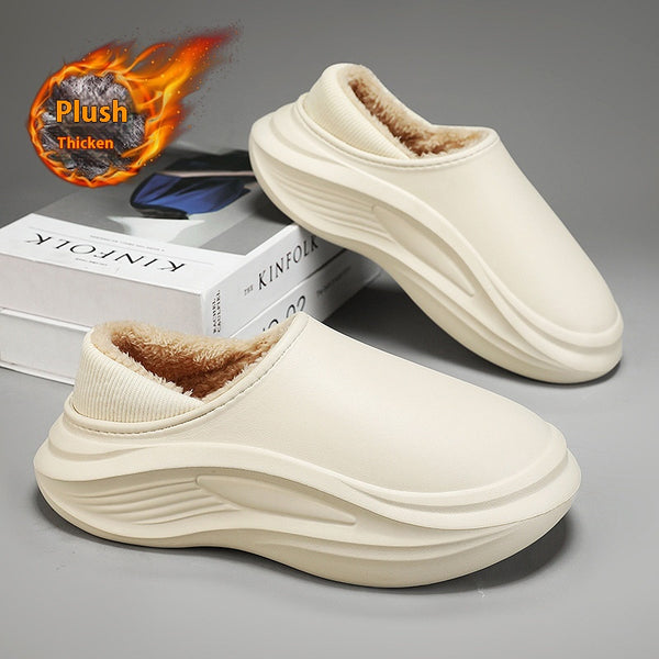 Pantuflas de Invierno para Hombre con Talón Reforzado y Forro Polar