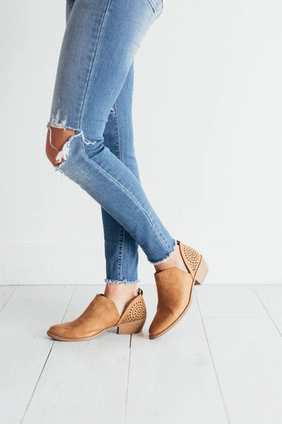 Botas Retro de Malla con Tacón Cuadrado para Mujer - Botines Cómodos Tipo Slip-On - Image 15