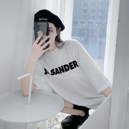 Camisetas Cómodas para Mujer con Estampado de Letras - Verano Manga Corta
