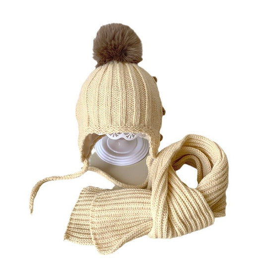 Conjunto Gorro y Bufanda para Bebé Estilo Coreano - Image 5