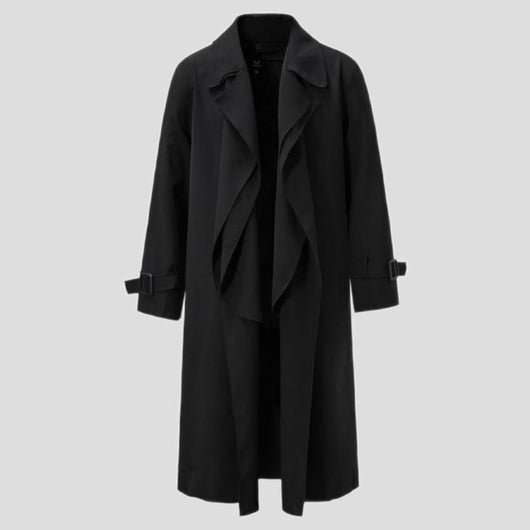 Abrigo Trinchera Suelta Largo para Hombre - Image 14