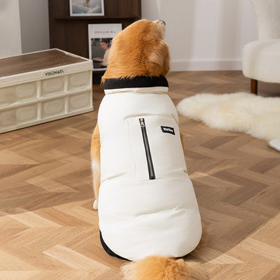 Chaleco Acolchado para Perros Grandes - Ropa de Invierno con Bolsillos - Image 11