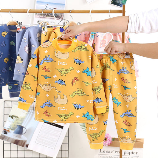 Pantalones Térmicos Infantiles de Terciopelo - Ropa de Abrigo para Niños y Niñas Otoño Invierno - Image 8