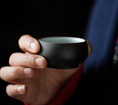 Juego de Té de Cerámica Negra Artesanal - Image 9