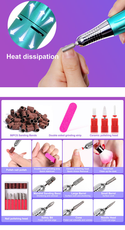 Pulidora de Uñas Portátil Recargable de Alta Potencia - Image 11