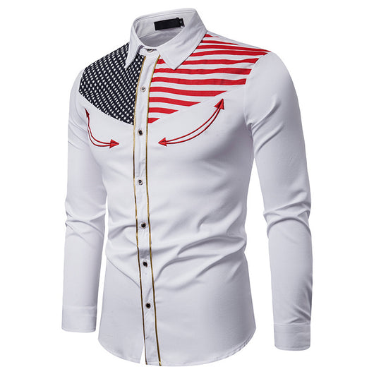 Camisa Vaquera Bordada de Manga Larga para Hombre - Estilo Western - Image 23