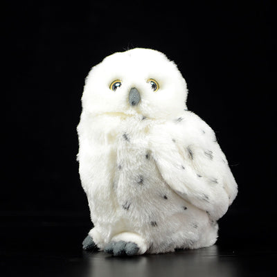 Búho Blanco de Peluche Suave - Muñeco Decorativo Adorable