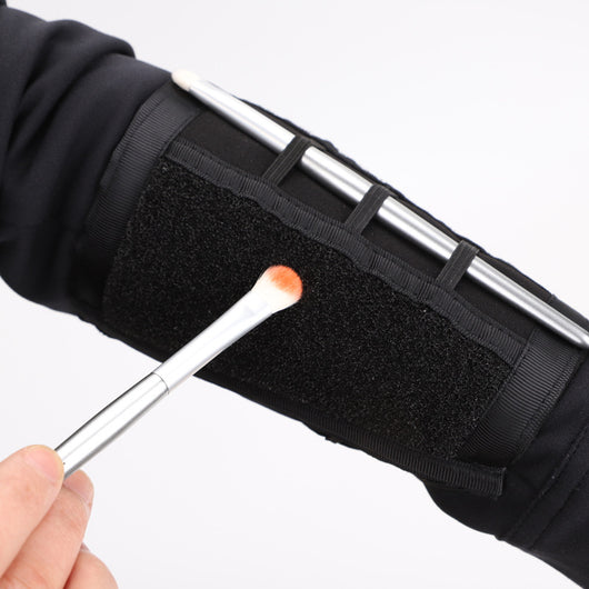 Brazalete Organizador de Pinceles de Maquillaje con Esponja - Image 2