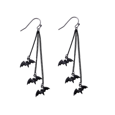 Aretes de Murciélago Halloween Minimalistas para Mujer - Image 10