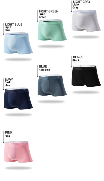 Ropa Interior de Seda de Hielo para Hombre Talla Grande Verano Sin Marcas - Image 29