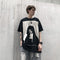 Camiseta Suelta Estampada Madrina para Hombre