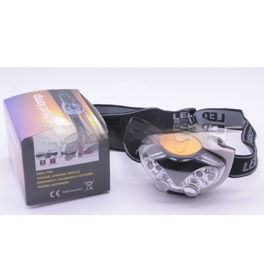 Linterna Frontal LED para Camping - 6 LEDs con Luz Blanca y Roja - Image 6