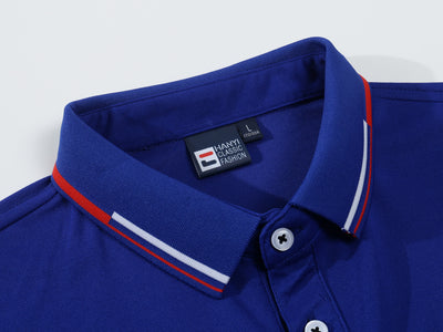 Polo Clásico Liso para Hombre con Cuello de Pie y Mangas Cortas - Image 31