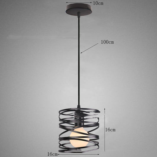 Lámpara Colgante Minimalista de Hierro para Restaurante y Bar - Image 16