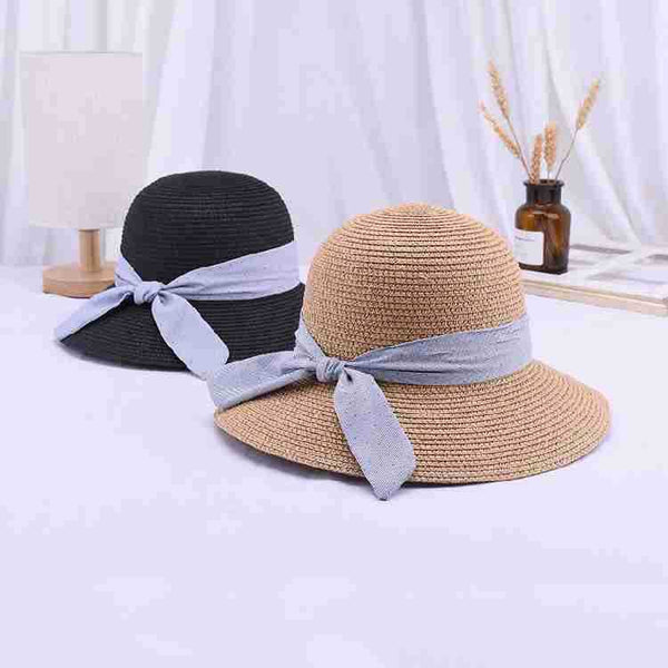 Sombrero de Paja Ligero para Playa y Viajes de Verano