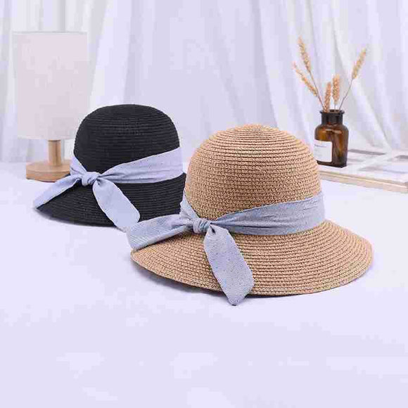 Sombrero de Paja Ligero para Playa y Viajes de Verano