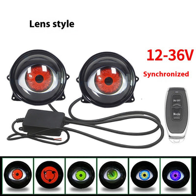 Faro LED Ojo de Demonio Hawkeye - Luz Multimodal para Auto y Moto - Image 6