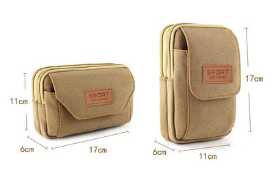 Bolsa Multiusos de Lona para Celular con Correa Colgante - Image 3
