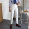 Men's Textured High-Waisted Business Casual Pants