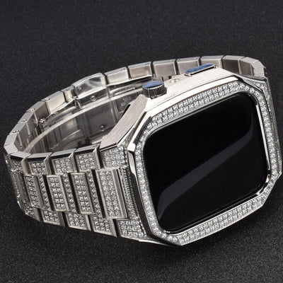Funda Protectora para Reloj en Acero Inoxidable con Diamantes - Image 9