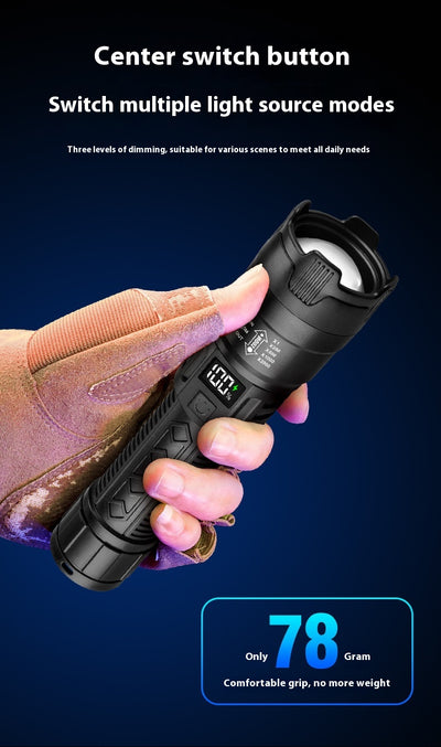 Linterna Recargable LED de Alta Potencia con Batería de Larga Duración - Image 12