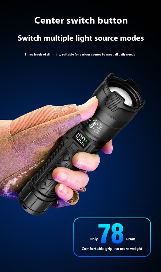 Linterna Recargable LED de Alta Potencia con Batería de Larga Duración - Image 12