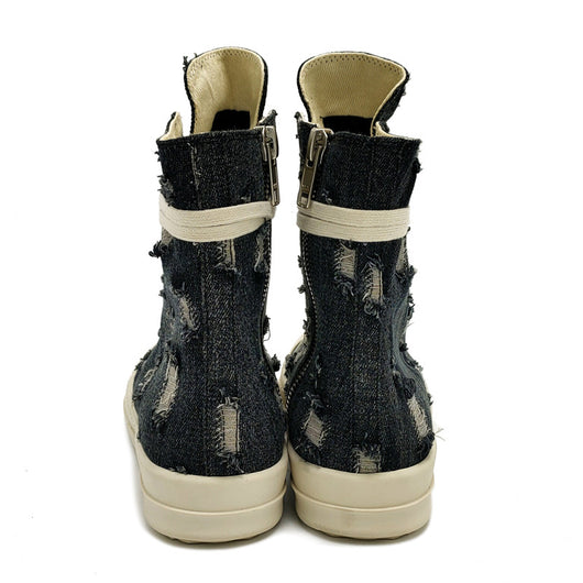 Zapatillas Canvas Denim Rotos - Estilo Casual Desenfadado - Image 10