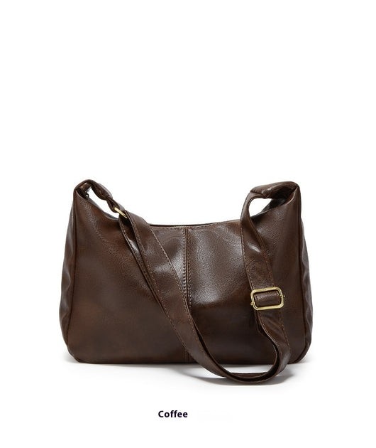 Bolso Tote Retro de Gran Capacidad en Colores Sólidos para Mujer - Image 9