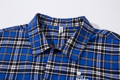 Camisa de Cuadros con Botones Bordados para Niños - Image 18