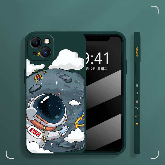 Funda TPU Cubo Rubik con Astronauta Lateral - Image 13