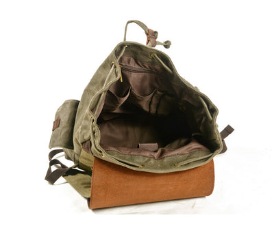 Mochila Casual para Hombre de Lona Encerada - Estilo Moderno con Compartimento para Laptop - Image 19