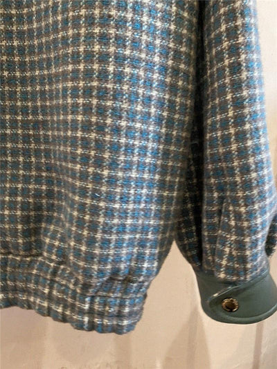 Chaqueta de Cuero y Lana Retro Versátil - Estilo Suave y Elegante - Image 15