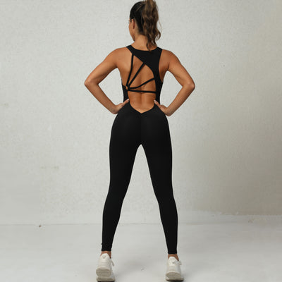 Jumpsuit Deportivo Mujer Espalda en V - Ajuste Perfecto para Yoga y Running - Image 19