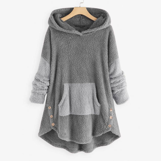 Suéter Acolchado Doble Faz con Capucha - Manga Larga Estilo Europeo - Image 14