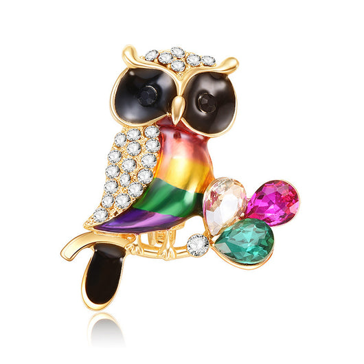 Broche Animal con Piedras de Cristal y Efecto Óleo Degradado - Image 4