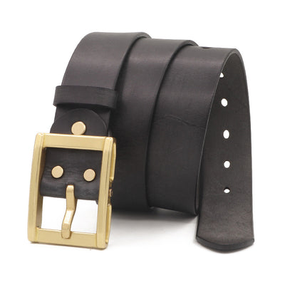 Cinturón de Trabajo Vintage en Cuero Vacuno Curtido Vegetal - Image 3