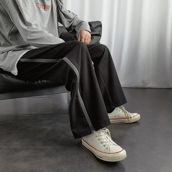 Pantalones Holgados Rectos Ancho Noveno para Hombre