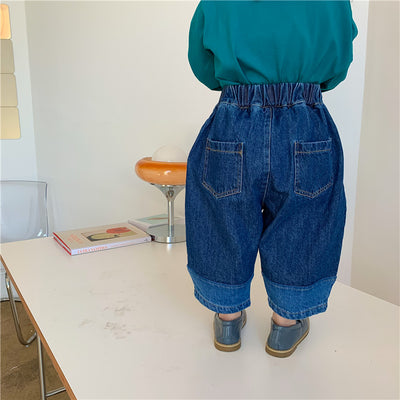 Jeans de Mujer en Algodón con Costuras Contrastadas - Image 7