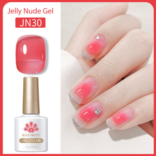 Esmalte de Uñas Gel UV Transparente Efecto Gelatina Fotocurable - Image 35