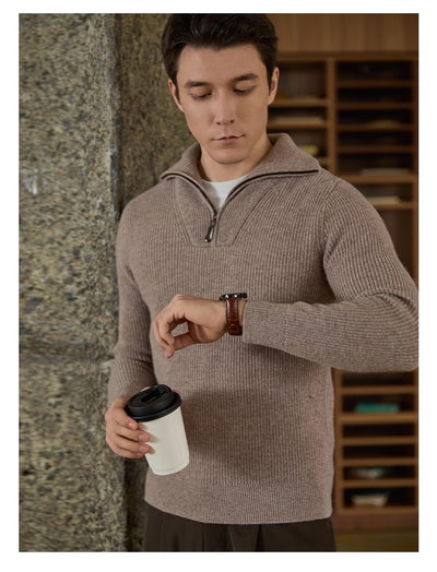 Suéter Cuello Alto con Cierre Medio para Hombre - Image 12