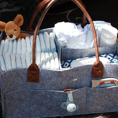 Bolsa Organizadora de Pañales Personalizada en Fieltro - Image 12