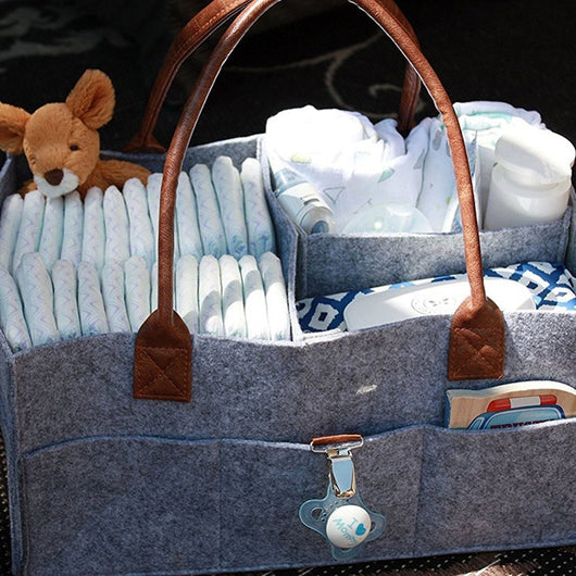 Bolsa Organizadora de Pañales Personalizada en Fieltro - Image 12