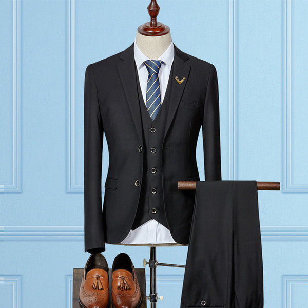 Traje de Novio Slim Fit Personalizado para Hombre - 3 Piezas - Image 4