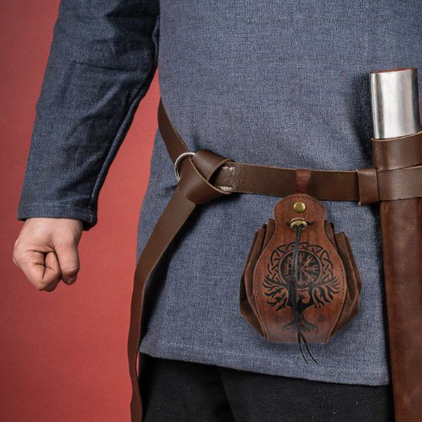 Bolsa de Cintura Estilo Vikingo Retro Colgante